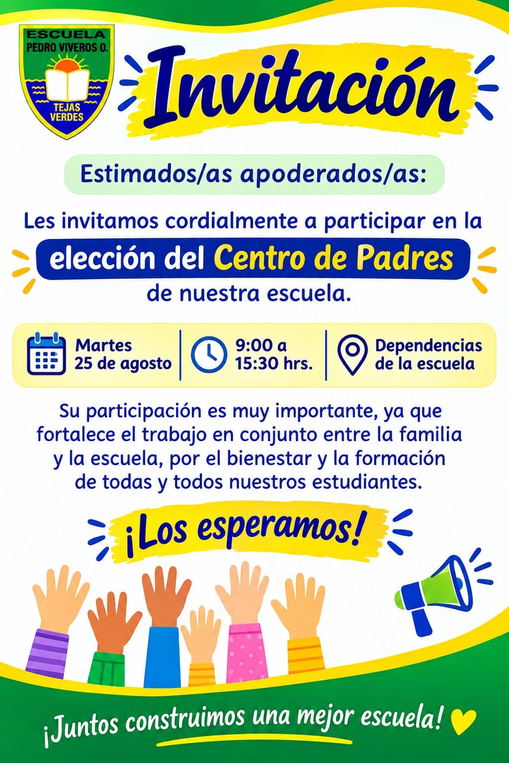 Elección del Centro de Padres y Apoderados 2026